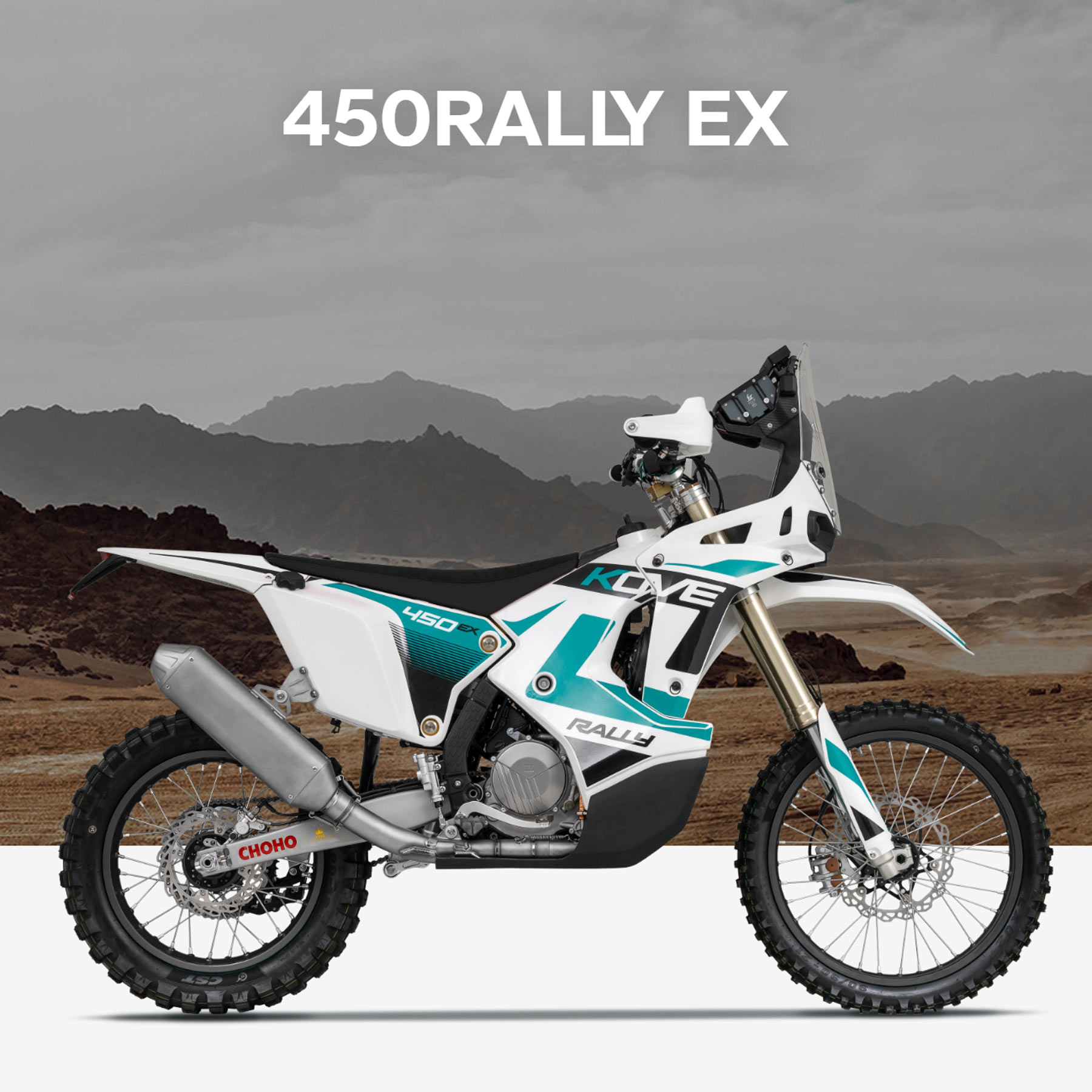 KOVE 450 Rallly EX professioneller RALLYE-Rennsport